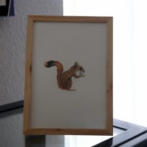 Écureuil • Tirage A5 sur papier texturé